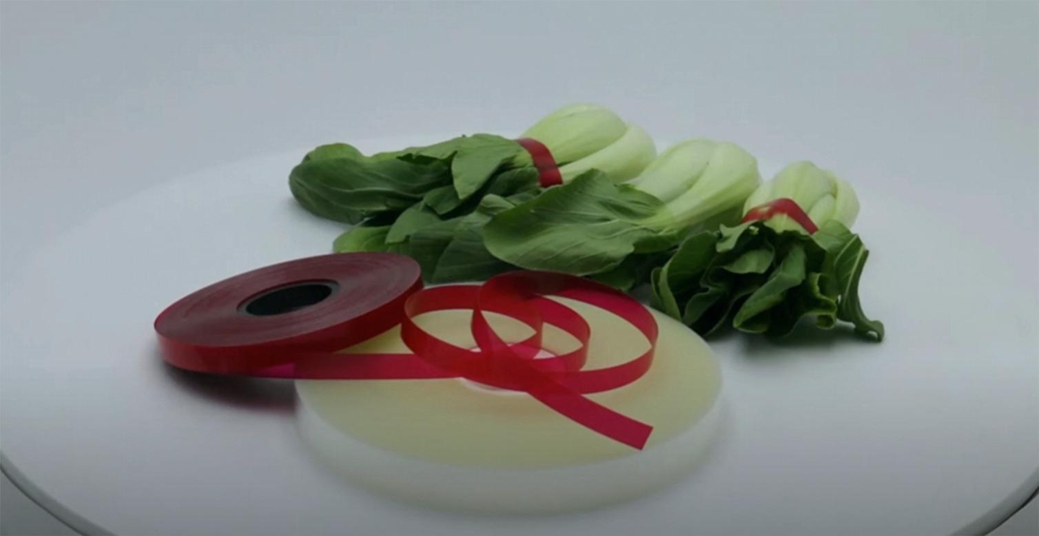 Printed PP banding tape for vegetable packaging